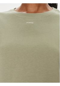 Pinko T-Shirt 100373 A1N8 Zielony Regular Fit. Kolor: zielony. Materiał: bawełna