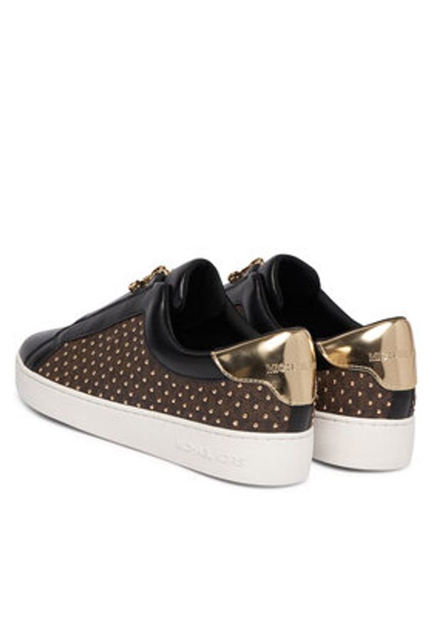 MICHAEL Michael Kors Sneakersy Keaton 43R6KTFP1B Brązowy. Kolor: brązowy. Materiał: materiał