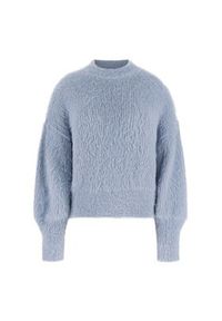 Guess Sweter 167547 Niebieski Classic Fit. Kolor: niebieski. Materiał: syntetyk #4