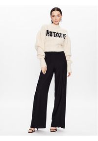 ROTATE Sweter Knit Puff Sleeve RT2287 Écru Regular Fit. Materiał: syntetyk #2