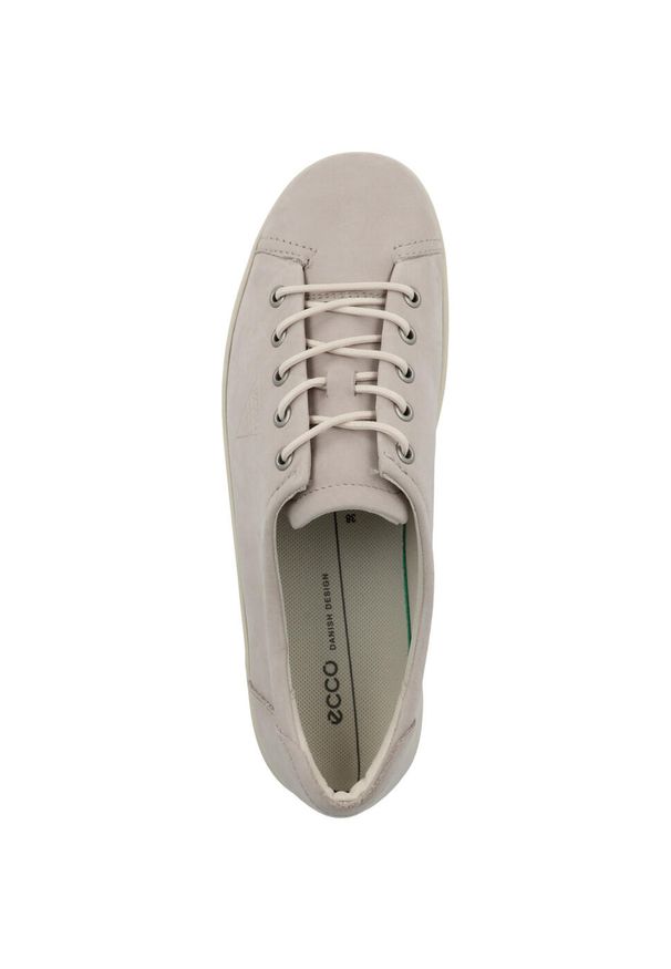 ecco - Buty do chodzenia damskie Ecco 20650302386. Zapięcie: sznurówki. Kolor: szary. Materiał: skóra, guma, tkanina. Szerokość cholewki: normalna. Sport: turystyka piesza