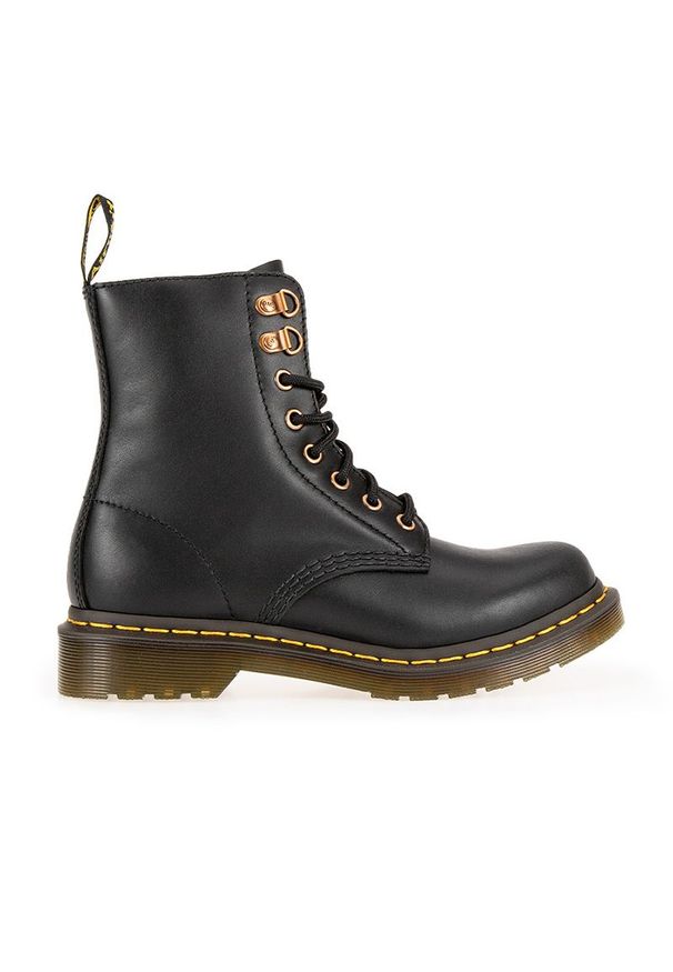 Buty Dr. Martens 1460 Pascal Hdw 26874001 - czarne. Zapięcie: sznurówki. Kolor: czarny. Materiał: skóra. Szerokość cholewki: normalna. Styl: klasyczny