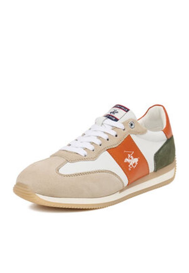 Beverly Hills Polo Club Sneakersy EO-SCOTT-10 MI08 Beżowy. Kolor: beżowy. Materiał: skóra