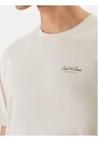 Jack & Jones T-Shirt Earchive 12297641 Beżowy Regular Fit. Kolor: beżowy. Materiał: bawełna #5