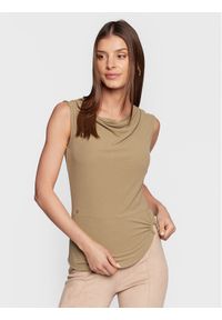 Guess Bluzka Ramona W3RP42 KAQL2 Zielony Slim Fit. Kolor: zielony