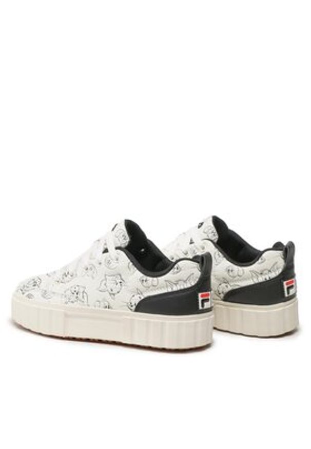 Fila Sneakersy FFK0097 73009 Biały. Kolor: biały. Materiał: skóra