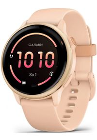 GARMIN - Garmin Vivoactive 6 Różowy. Kolor: różowy