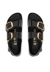 Birkenstock Sandały Milano Big Buckle 1024211 Czarny. Kolor: czarny. Materiał: skóra #6