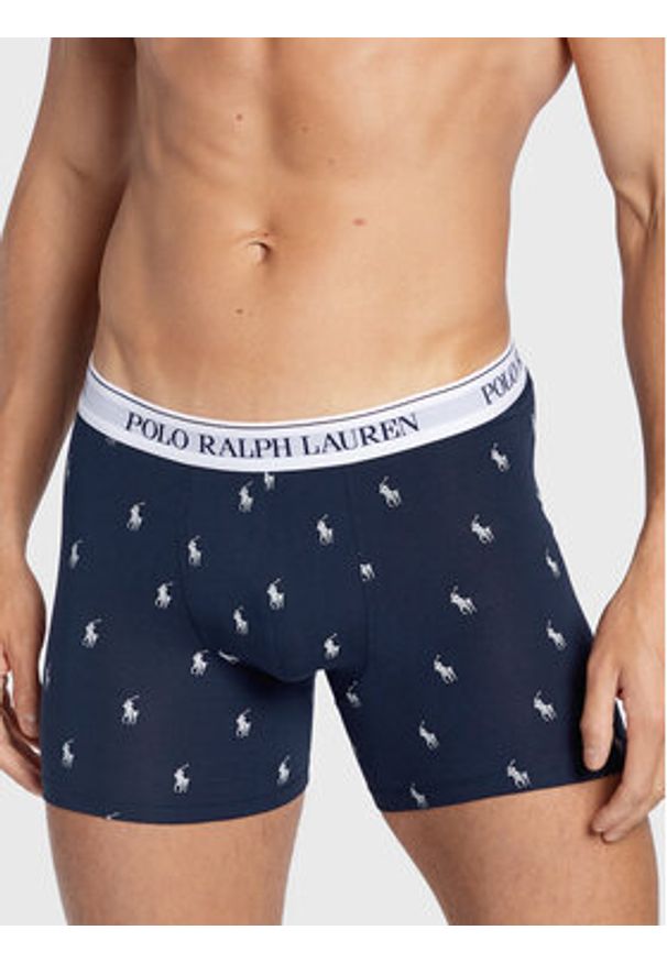 Polo Ralph Lauren Komplet 3 par bokserek 714830300036 Kolorowy. Materiał: bawełna. Wzór: kolorowy