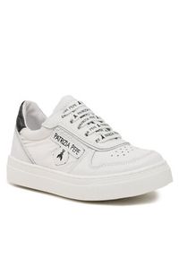 Patrizia Pepe Sneakersy PJ205.06 Biały. Kolor: biały. Materiał: skóra