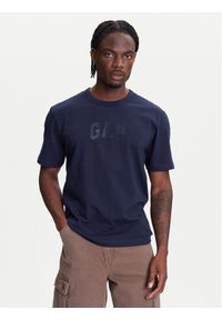 GAP - Gap T-Shirt 782369-00 Granatowy Regular Fit. Kolor: niebieski. Materiał: bawełna