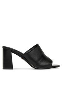 DeeZee Klapki FBN-020-7 Czarny. Kolor: czarny. Materiał: skóra