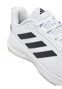 Adidas - adidas Buty halowe Novaflight 2 ID3667 Biały. Kolor: biały. Materiał: mesh, materiał #4