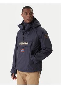 Napapijri Kurtka anorak Rainforest Next NP0A4IB9 Granatowy Regular Fit. Kolor: niebieski. Materiał: syntetyk #1