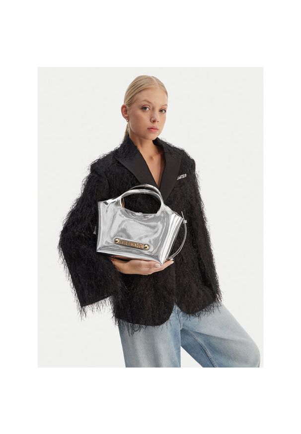 Love Moschino - Torebka LOVE MOSCHINO. Kolor: srebrny