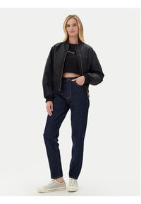 Guess Jeans Jeansy W4YA0D D5CC1 Granatowy Mom Fit. Kolor: niebieski #5