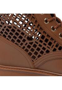 Pinko - PINKO Botki Noemi Stivale PE 22 BLKS1 1H212D Y87W Brązowy. Kolor: brązowy. Materiał: skóra