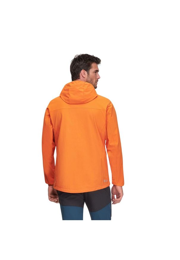 Kurtka softshell turystyczna męska dla dorosłych Alpinus Pourri. Kolor: pomarańczowy. Materiał: softshell