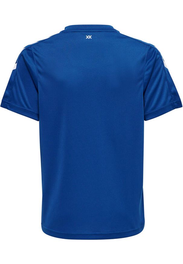 Hummel Core XK Kids Poly Jersey S/S. Kolor: niebieski. Materiał: jersey. Długość rękawa: krótki rękaw. Długość: krótkie