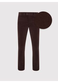 Pako Lorente - Brązowe spodnie sztruksowe. Okazja: na co dzień. Kolor: niebieski, brązowy. Materiał: sztruks. Sezon: zima, jesień. Styl: casual #8