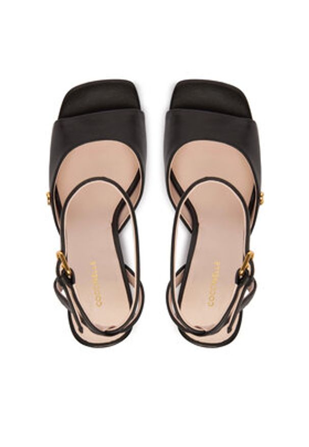 Coccinelle Sandały C-Everyday E4 U1L 18 02 01 Czarny. Kolor: czarny. Materiał: skóra