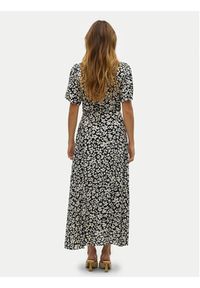 Vero Moda Sukienka letnia Alba 10330301 Czarny Regular Fit. Kolor: czarny. Materiał: wiskoza. Sezon: lato