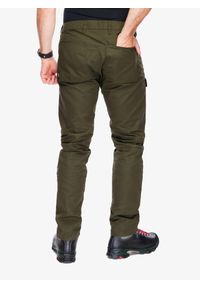 Fjällräven - Spodnie turystyczne męskie Fjallraven Greenland Jeans Long. Kolor: zielony. Materiał: jeans