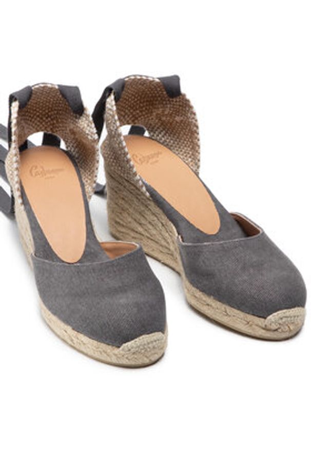 Castañer Espadryle Carina/6/002 21644-111 Szary. Kolor: szary. Materiał: materiał