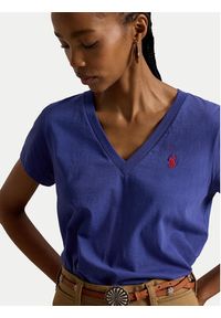 Polo Ralph Lauren T-Shirt 211B14611003 Niebieski Regular Fit. Typ kołnierza: polo. Kolor: niebieski. Materiał: bawełna #5