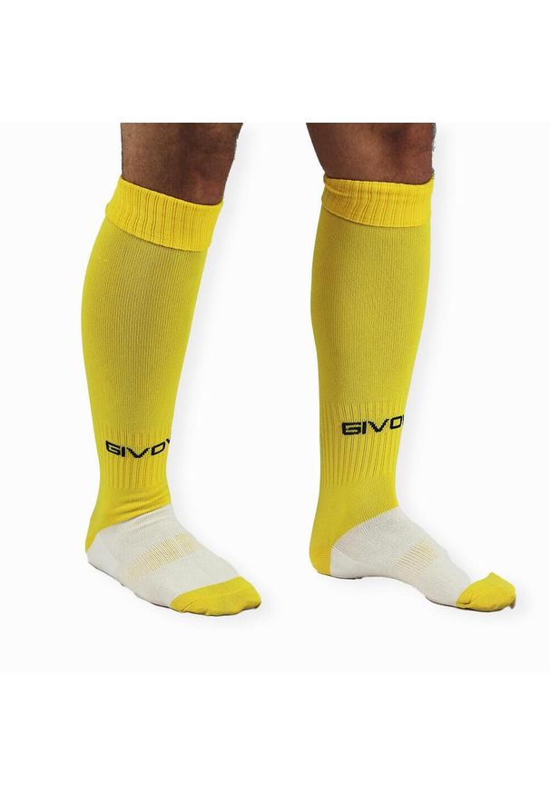 Bohaterowie dziecięcy Givova Amarillo w syntetycznym. Kolor: żółty. Materiał: syntetyk. Sport: piłka nożna