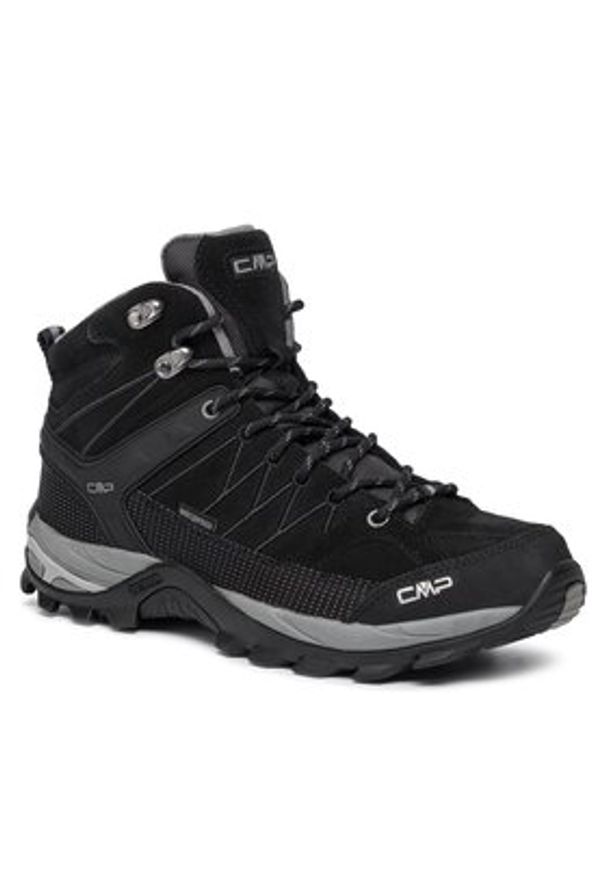 CMP Trekkingi Rigel Mid Trekking Shoes Wp 3Q12947 Czarny. Kolor: czarny. Materiał: skóra, zamsz. Sport: turystyka piesza