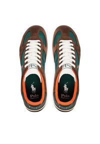 Polo Ralph Lauren Sneakersy Varick Pp 809974040002 Brązowy. Kolor: brązowy. Materiał: zamsz, skóra #4