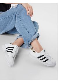 Adidas - adidas Buty Superstar J GW4062 Biały. Kolor: biały. Materiał: skóra. Model: Adidas Superstar #3