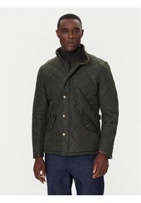 Barbour Kurtka przejściowa MQU0281GN72 Zielony Slim Fit. Kolor: zielony. Materiał: syntetyk #1