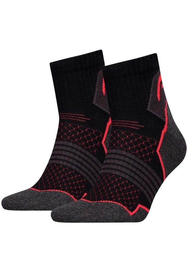 Skarpety Head Unisex Trekking 2-pack 39–42, do połowy łydki. Kolor: czarny. Sport: turystyka piesza