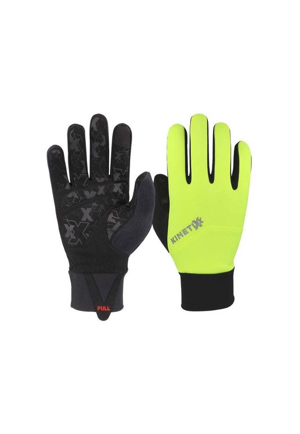 Rękawiczki rowerowe zimowe unisex KINETIXX Logan black. Kolor: czarny. Sezon: zima