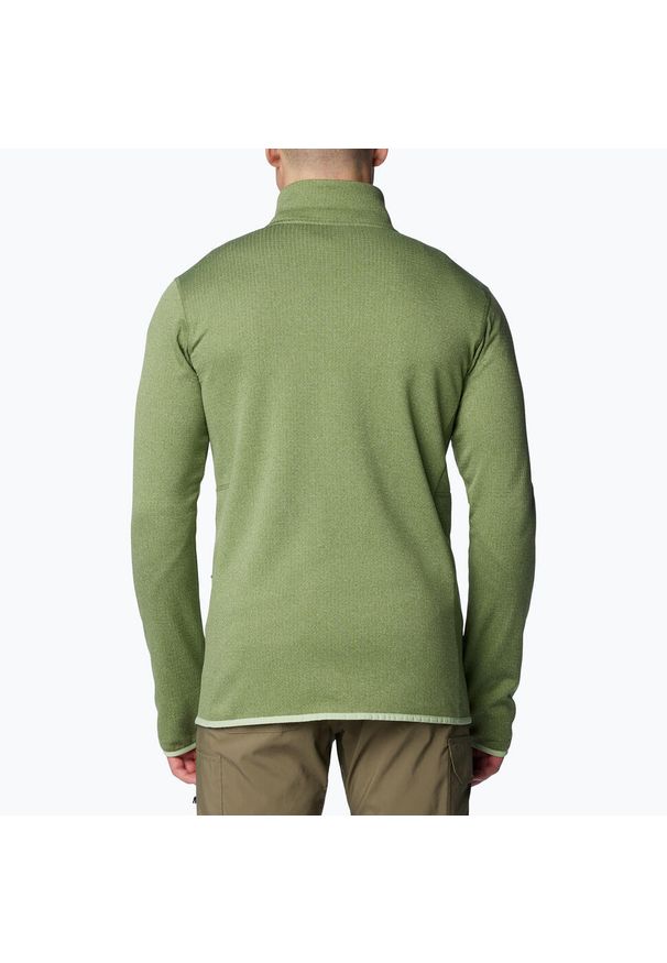 columbia - Bluza trekkingowa męska Columbia Park View Fleece FZ. Kolor: zielony. Styl: sportowy. Sport: turystyka piesza