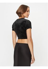 Juicy Couture T-Shirt Kailey JCSSC223421101 Czarny Regular Fit. Kolor: czarny. Materiał: syntetyk #4