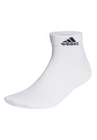 Skarpety za kostkę unisex Adidas 3 pary. Kolor: czarny, biały, wielokolorowy. Sport: turystyka piesza
