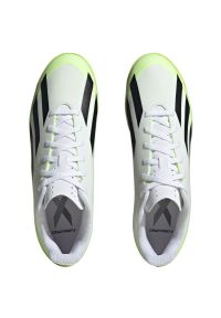 Adidas - Buty piłkarskie adidas X Crazyfast.4 In M IE1586 białe białe. Zapięcie: sznurówki. Kolor: biały. Materiał: syntetyk, guma. Sport: piłka nożna #4