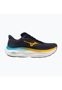 Buty do biegania męskie Mizuno Wave Sky 9. Kolor: czarny, niebieski, wielokolorowy, biały. Model: Mizuno Wave. Sport: bieganie