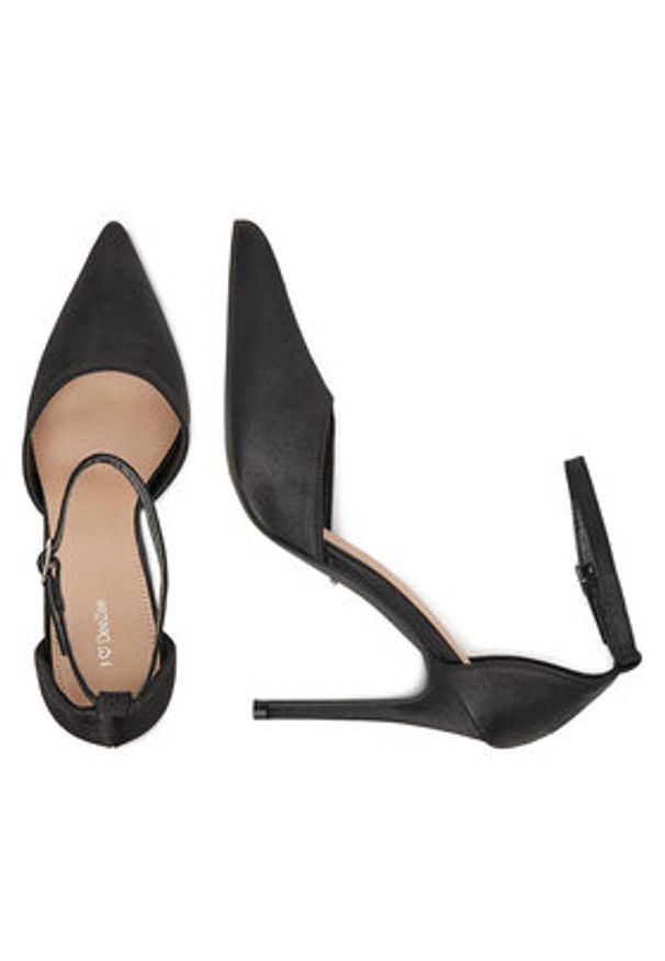 DeeZee Szpilki AL9631-6 Czarny. Kolor: czarny. Materiał: skóra. Obcas: na szpilce