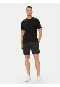 BOSS T-Shirt Structure 50540567 Czarny Regular Fit. Kolor: czarny. Materiał: syntetyk #4