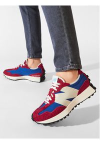 New Balance Sneakersy MS327CH Czerwony. Kolor: czerwony. Materiał: zamsz, skóra