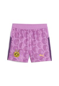 Puma - Młodzieżowe szorty KIDSUPER × BORUSSIA DORTMUND PUMA. Kolor: różowy. Sezon: lato