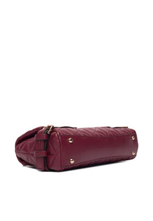 Guess Torebka Paisleigh HWQG98 83210 Bordowy. Kolor: czerwony. Materiał: skórzane