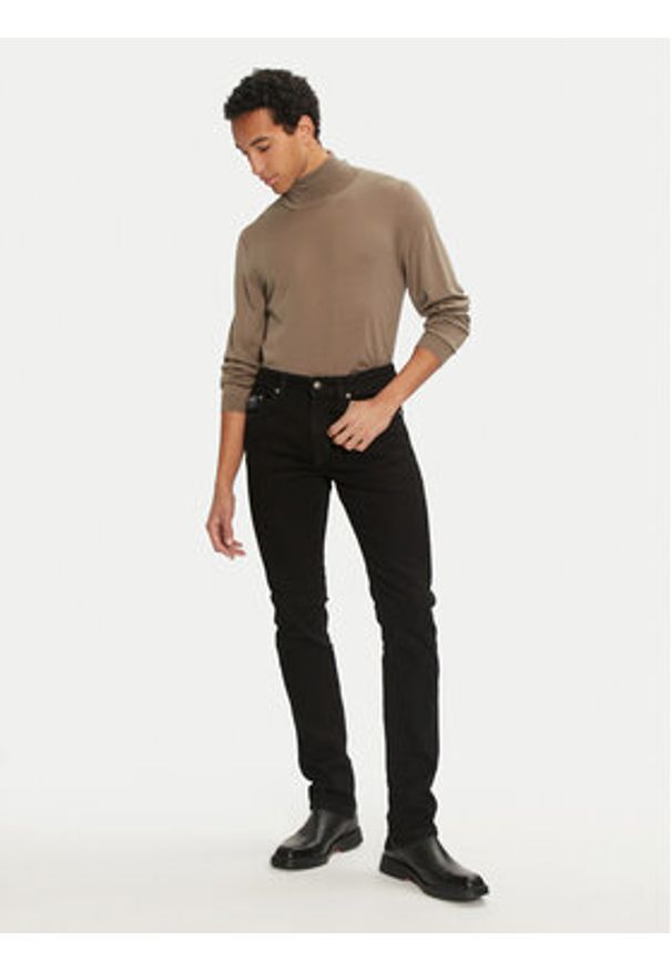 Versace Jeans Couture Jeansy 77GAB5S0 Czarny Slim Fit. Kolor: czarny