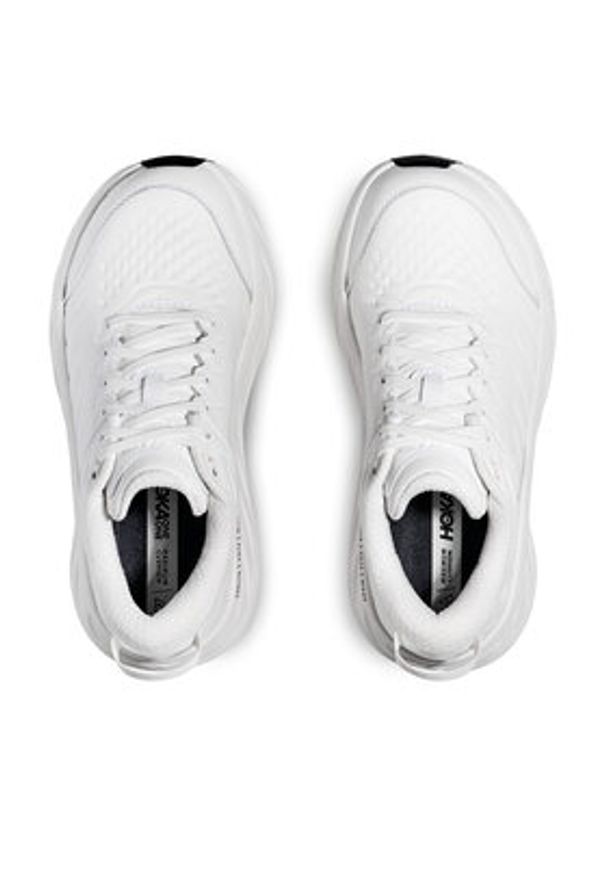 HOKA - Hoka Buty do biegania Bondi Sr 1110521 Szary. Kolor: szary. Materiał: skóra