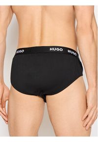 Hugo - HUGO Komplet slipów 50469763 Czarny. Kolor: czarny. Materiał: bawełna #4