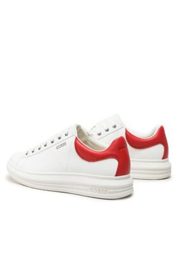 Guess Sneakersy Vibo FM5VIB ELE12 Biały. Kolor: biały. Materiał: skóra